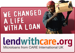 We're changing lives with microloans through Lendwithcare.org